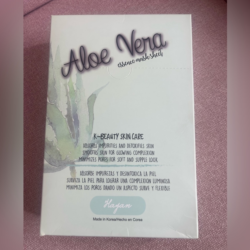 Facial Mask- Mascarilla facial Aloe Vera